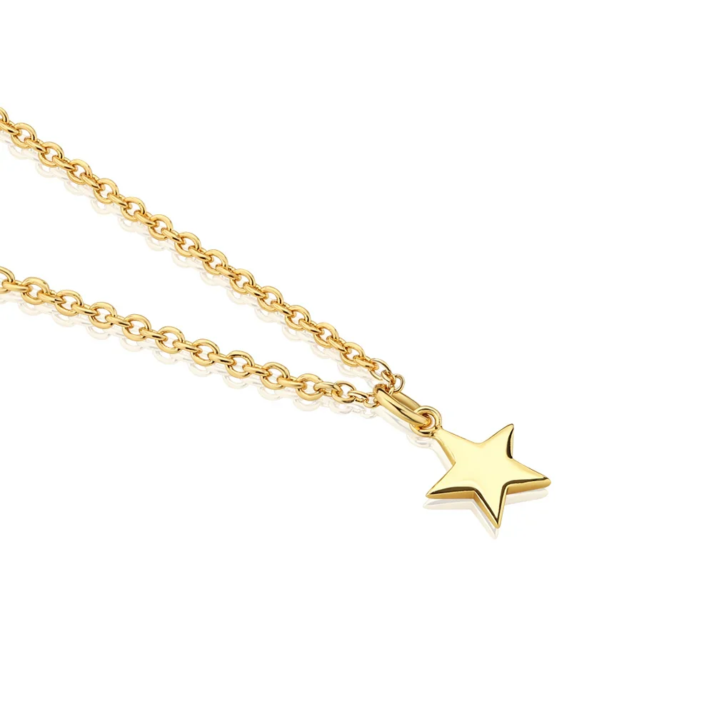 14K Gold Plated Pendant With Star Pendant - Image 5