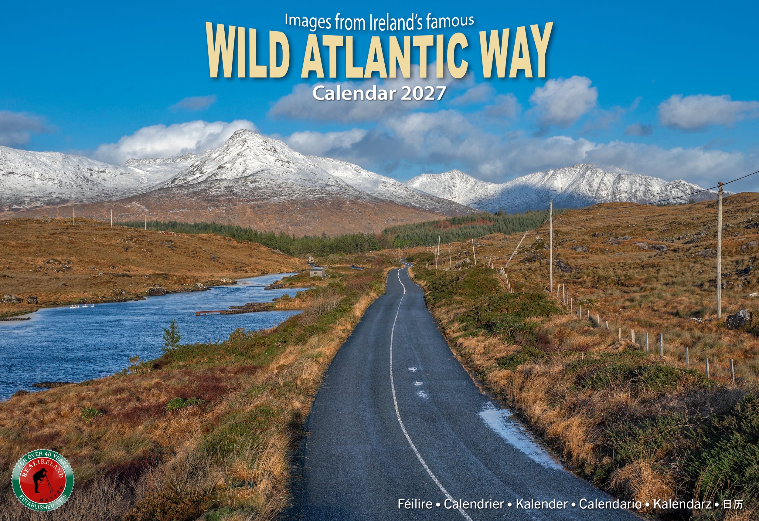 A4 Wild Atlantic Way Wall Calendar 2027