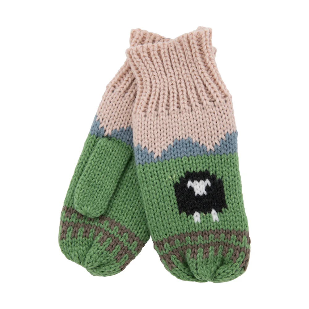 Aran Blush Sheep Mitts