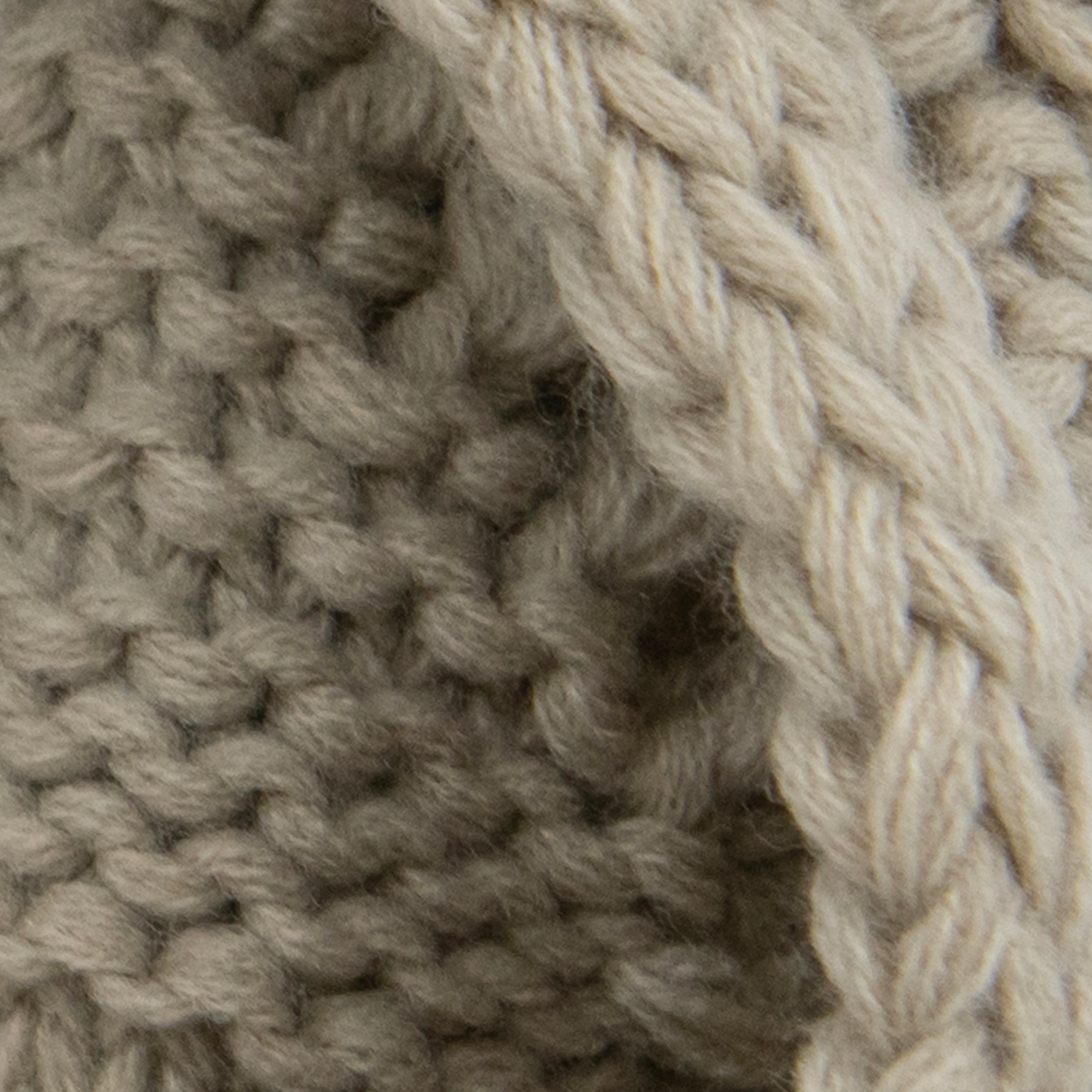 Aran Oatmeal Cable Snood - Image 3