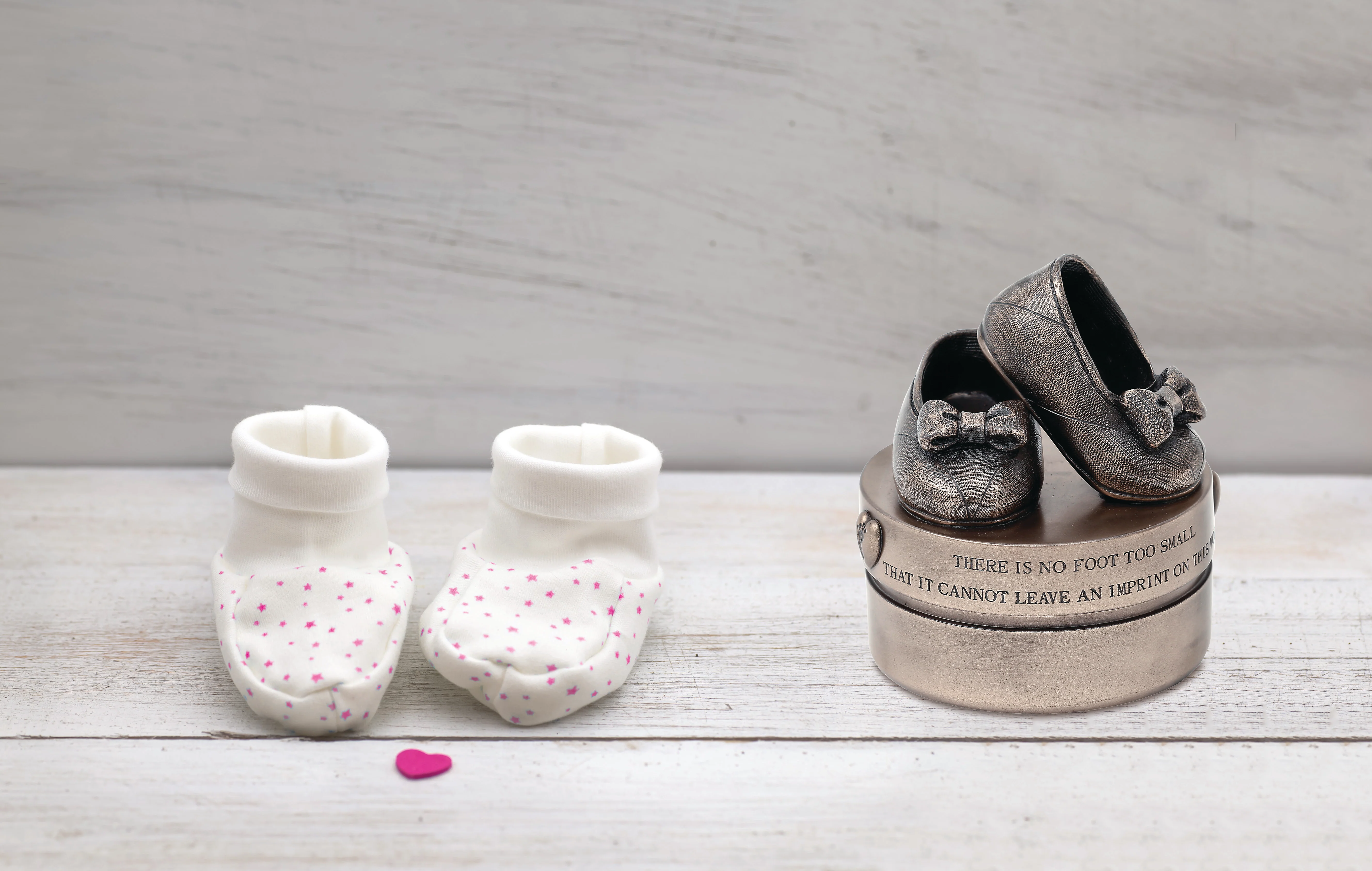 Baby Girl Booties Trinket Box - Image 3