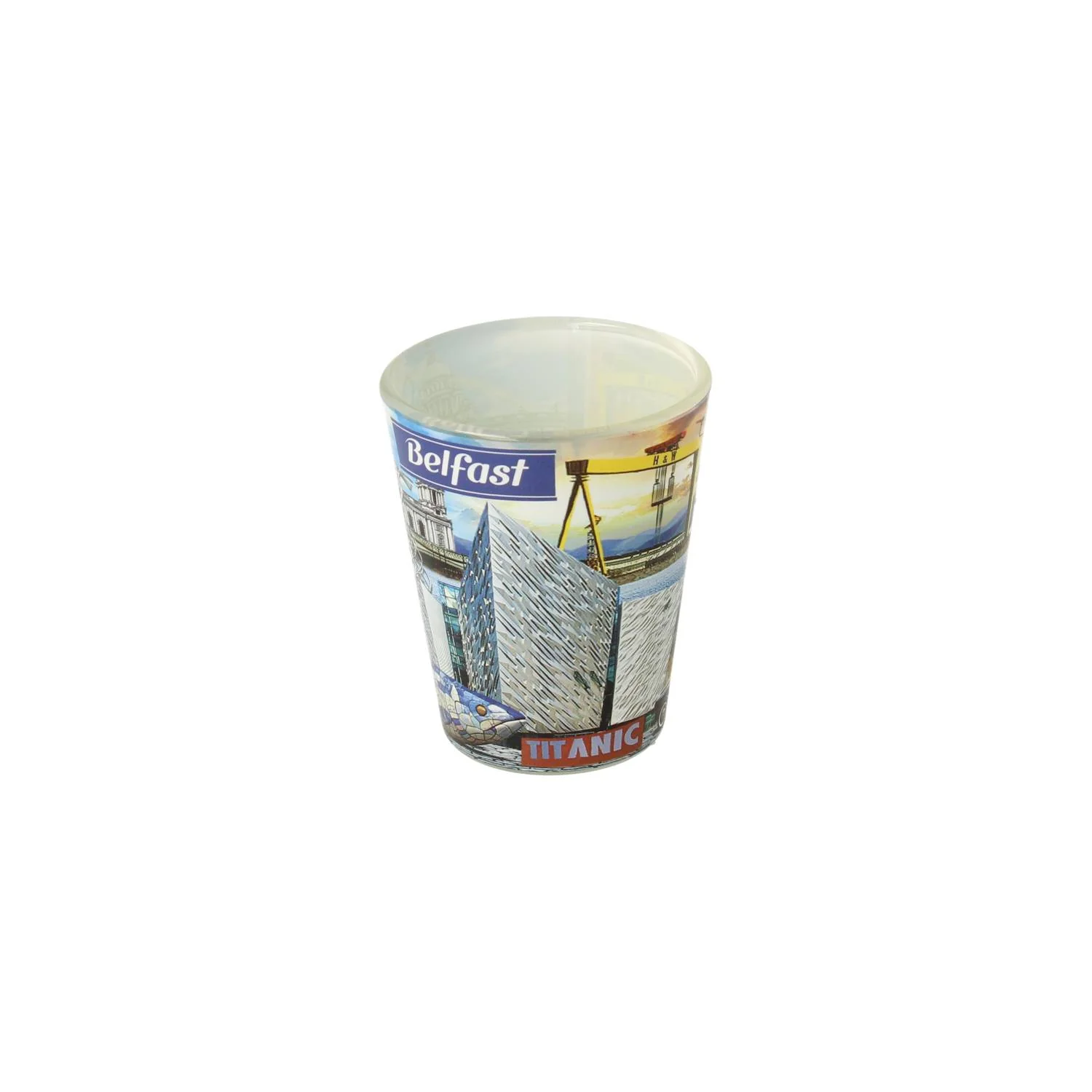 Belfast Montage Shot Glass