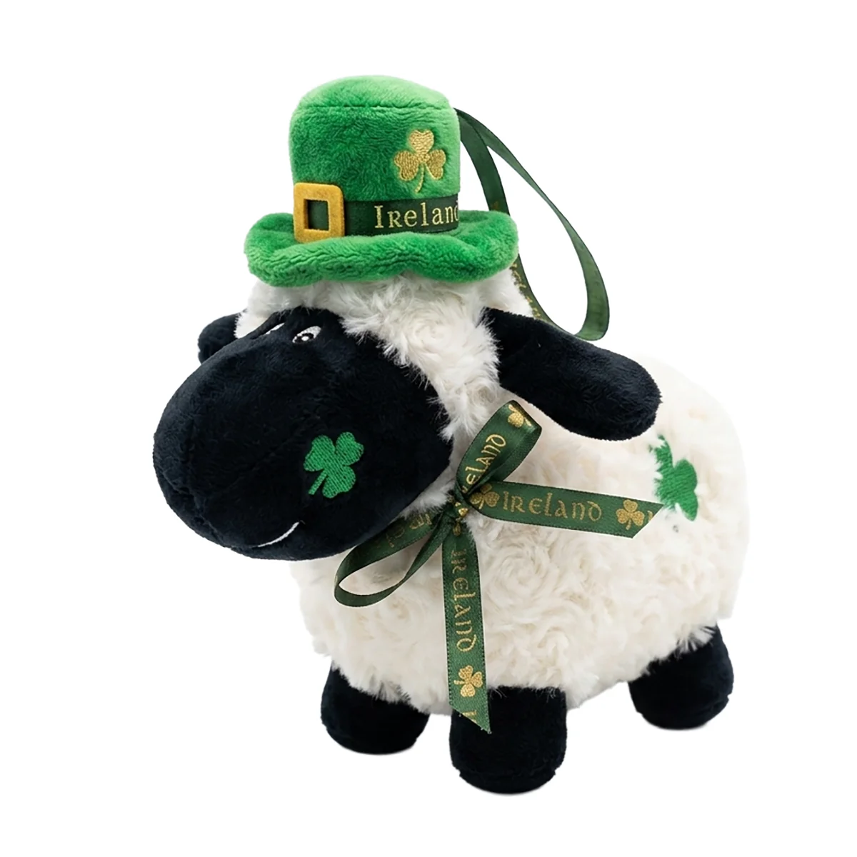 Black Sheep Green Hat Standing Toy 18cm