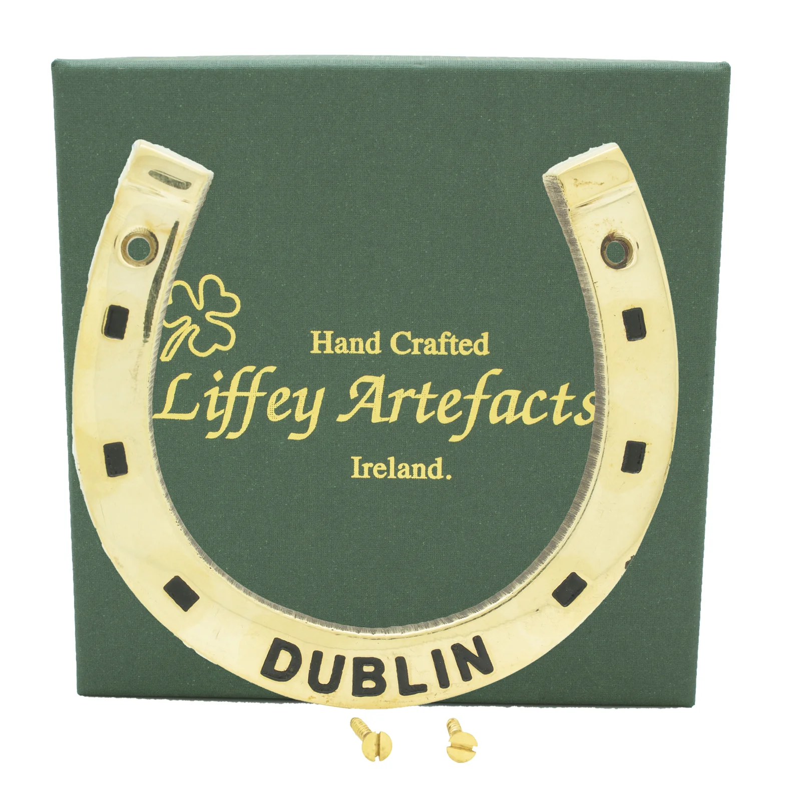 Brass Dublin Horse Shoe Wall Mount - Image 2