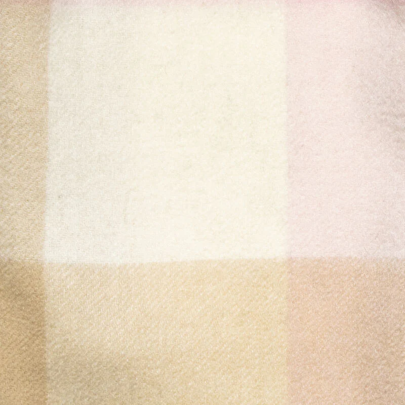 Brushed Woollen Scarf Camel Rose - Image 3