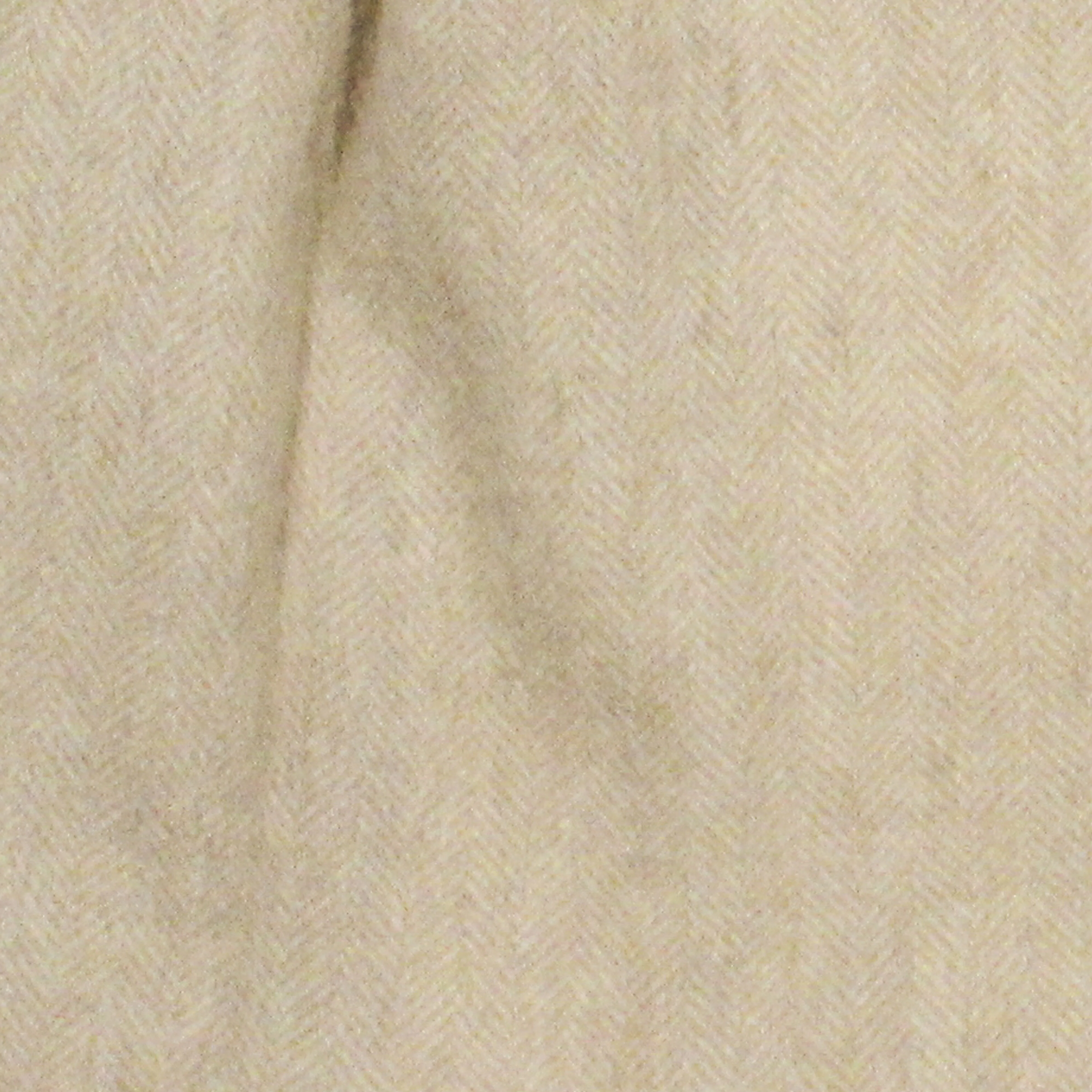 Brushed Woollen Tartan Scarf Pale Camel - Image 3