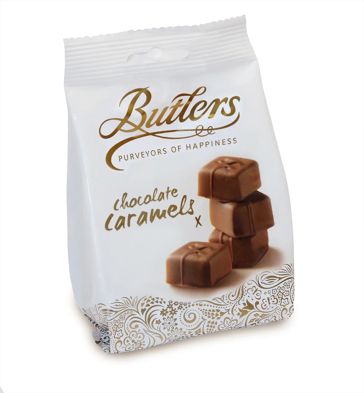 Bulters Chocolate Caramels Bag 90g