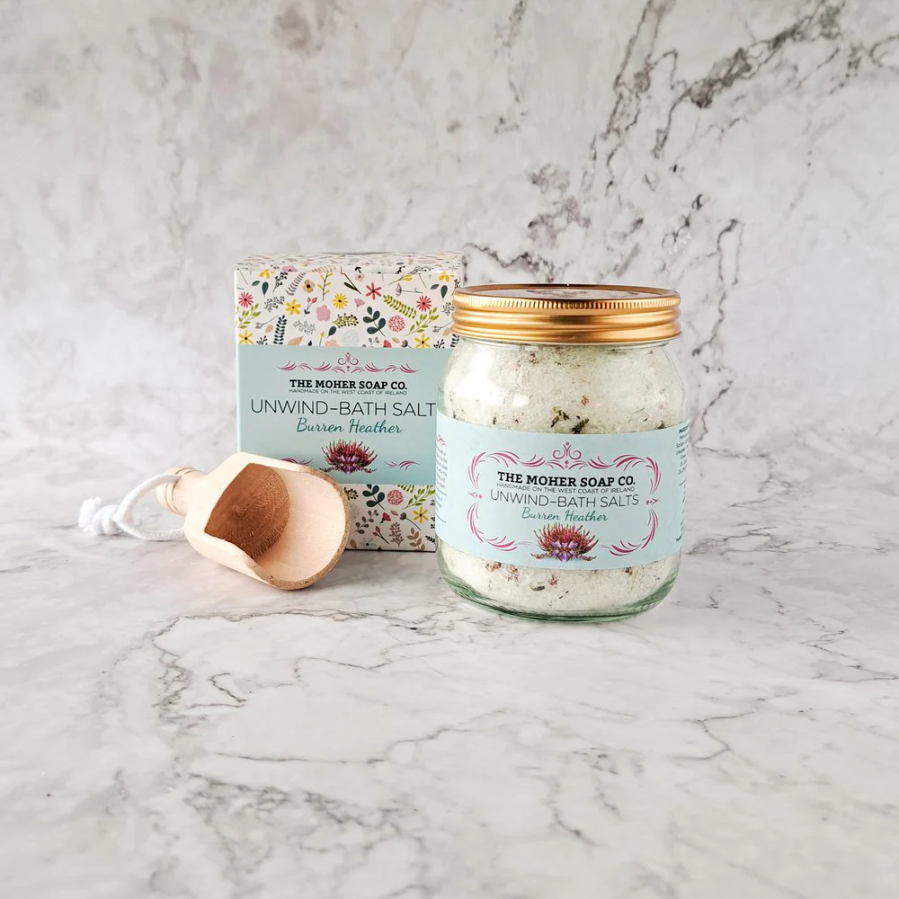 Burren Heather Bath Salts Jar 20 g