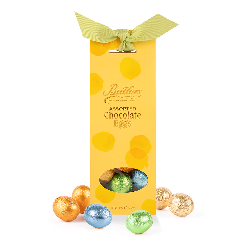 Butlers Assorted Chocolate Mini Eggs 185g Tapered Box