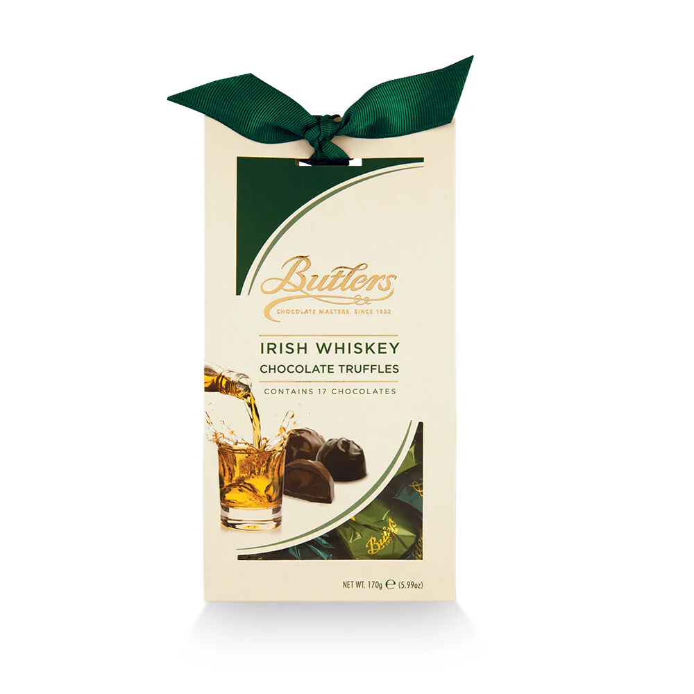 Butlers Milk Chocolate Truffles With Irish Whiskey In Tapered Box 170g - Image 2