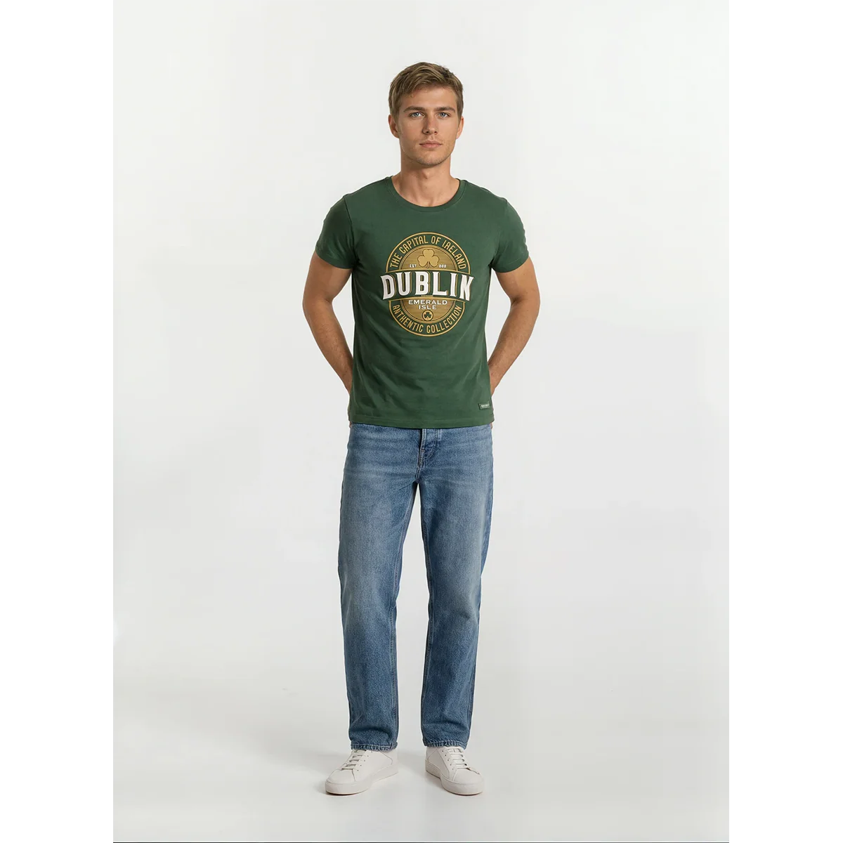 Capital Dublin Forest Green Unisex T-Shirt - Image 2