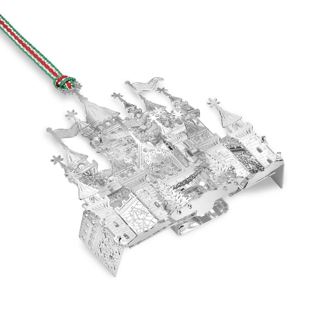 Castle Christmas Tree Ornament - Image 2