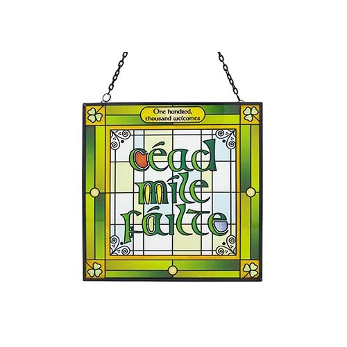 Céad Míle Fáilte Square Celtic Reflections Plaque