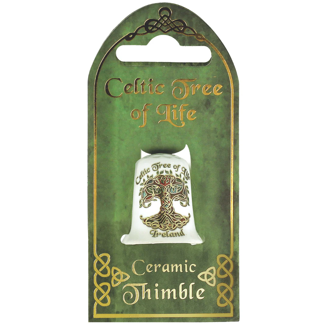 Celtic Ceramic Tree Of Life Thimble