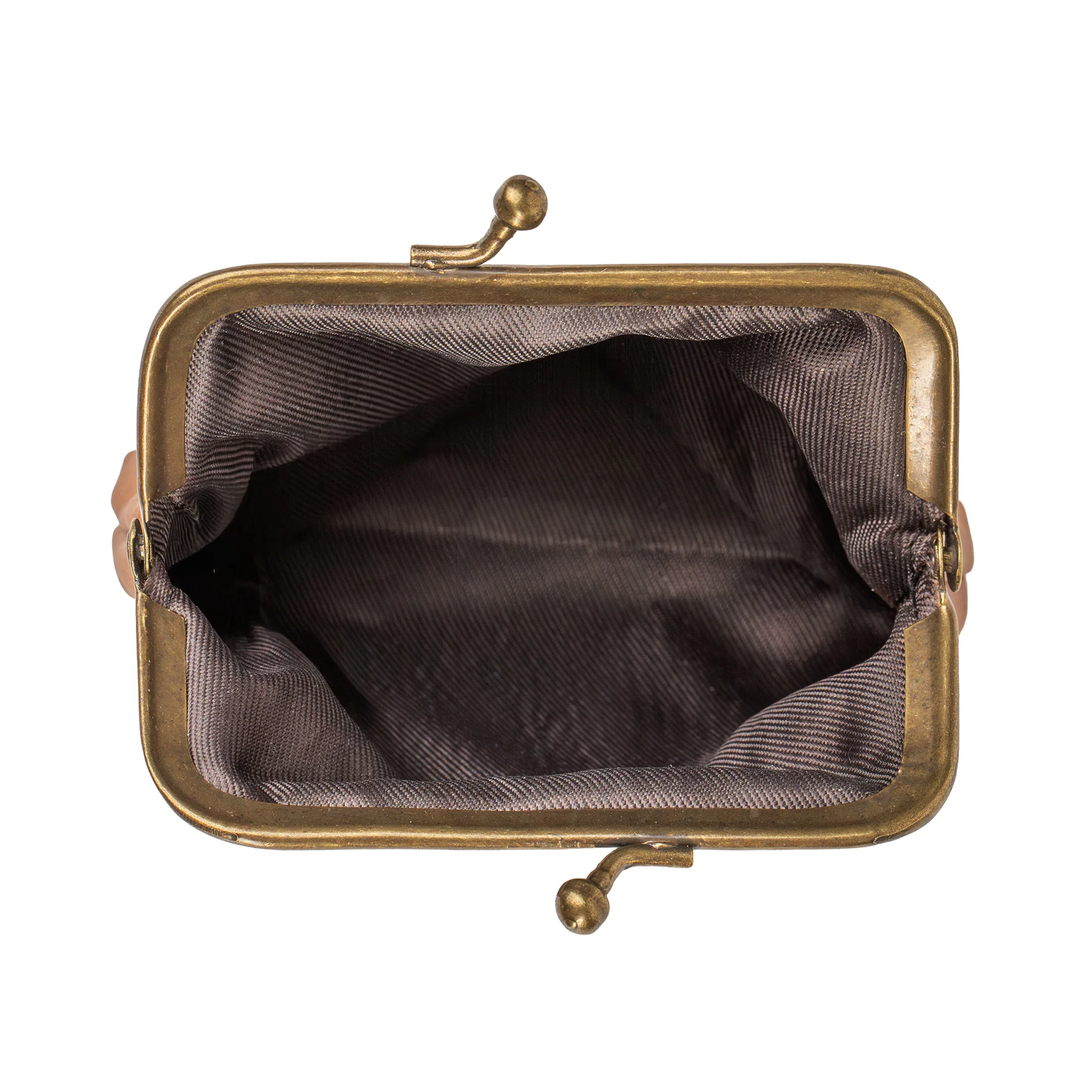 Celtic Crafts Ireland Brown Leather Clasp Coin Purse - Image 2