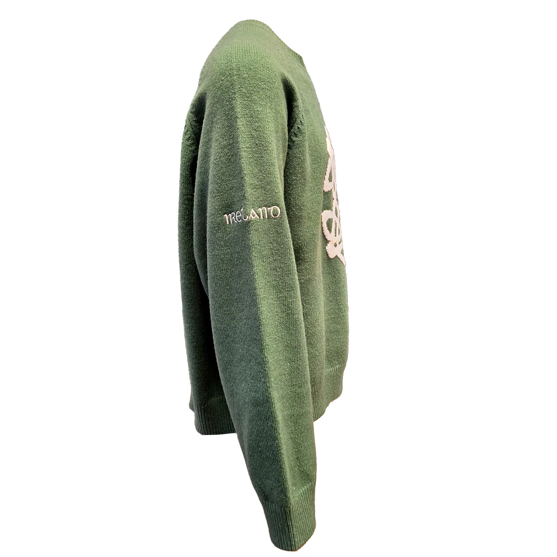 Celtic Knot Sage Crew Neck Jumper - Image 4