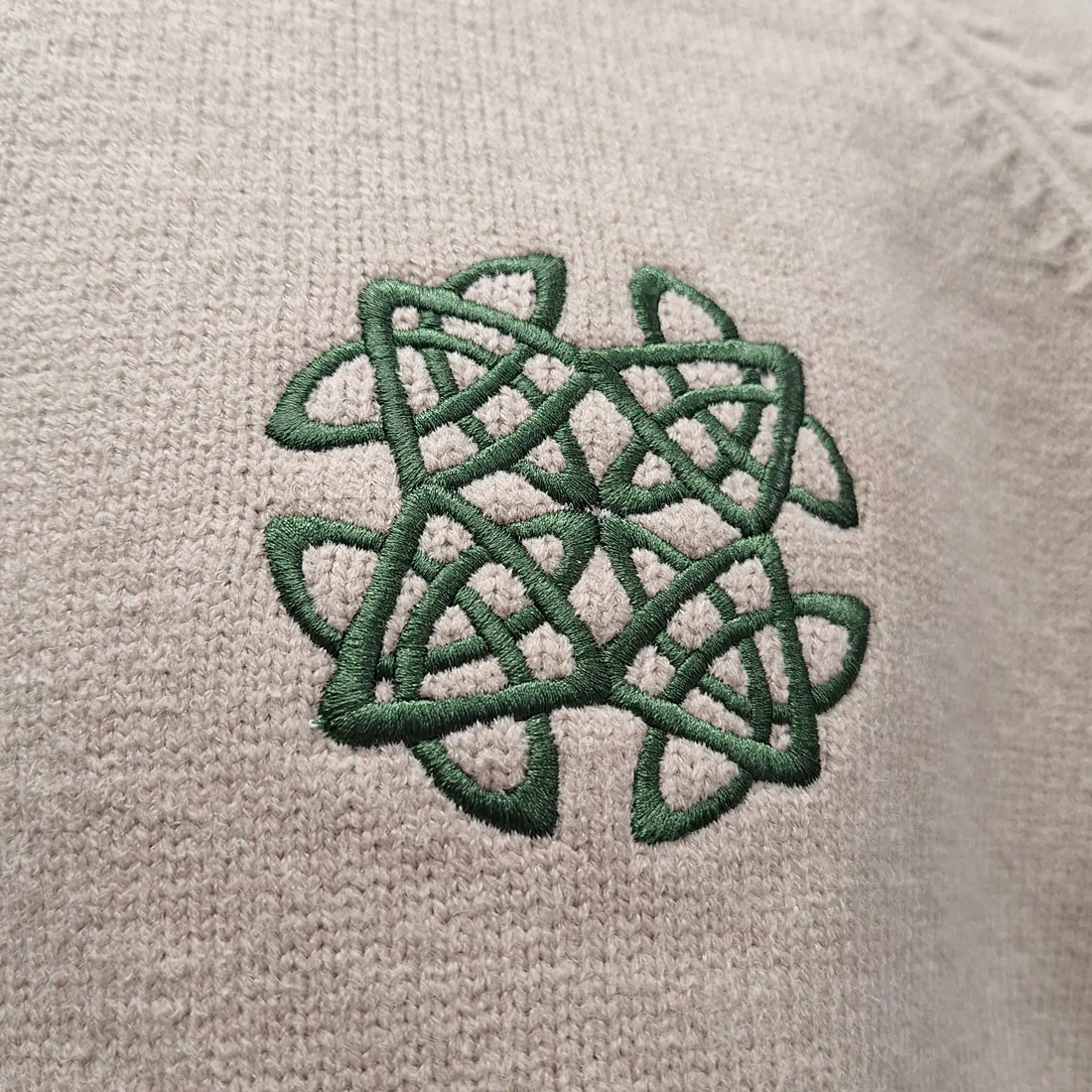 Celtic Knot Stone Crew Neck Jumper - Image 5