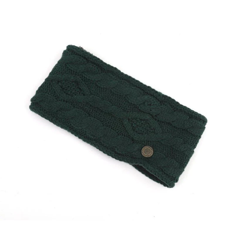 Celtic Weave Headband Green