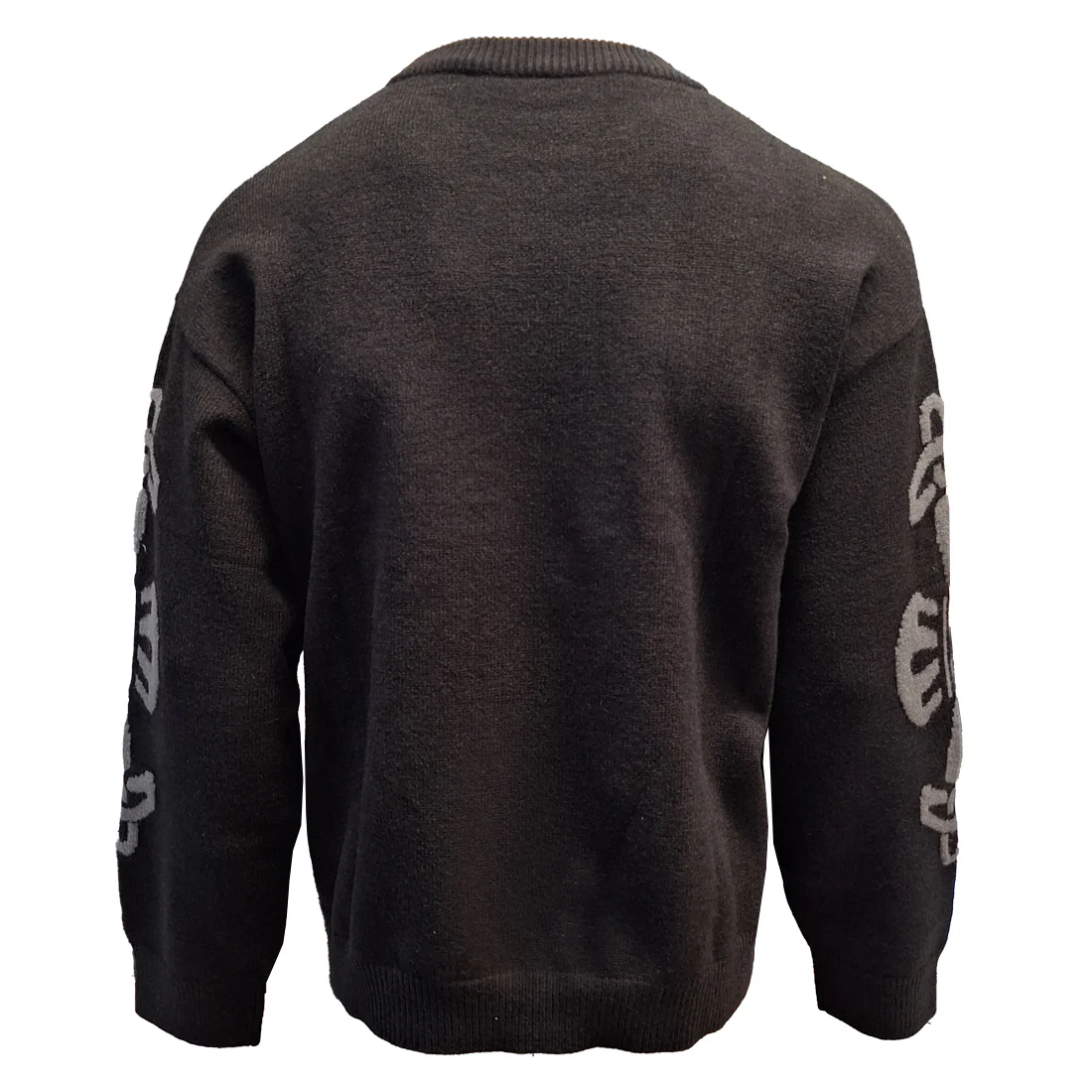 Claddagh Black and Grey Crew Neck Jumper - Image 6
