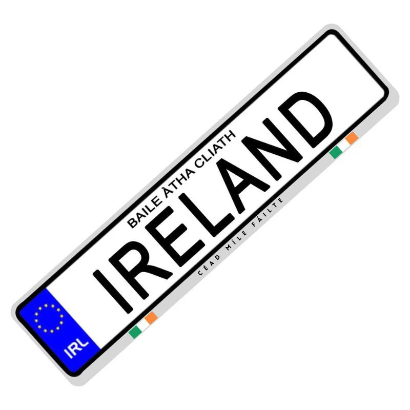 Customise Your Own Ireland Car Reg Plate - Image 2