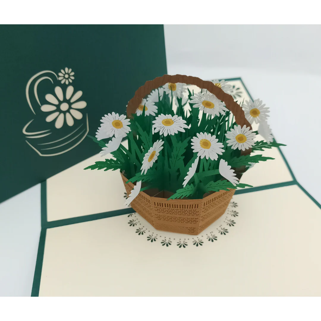Daisy Bouquet Pop-up Card