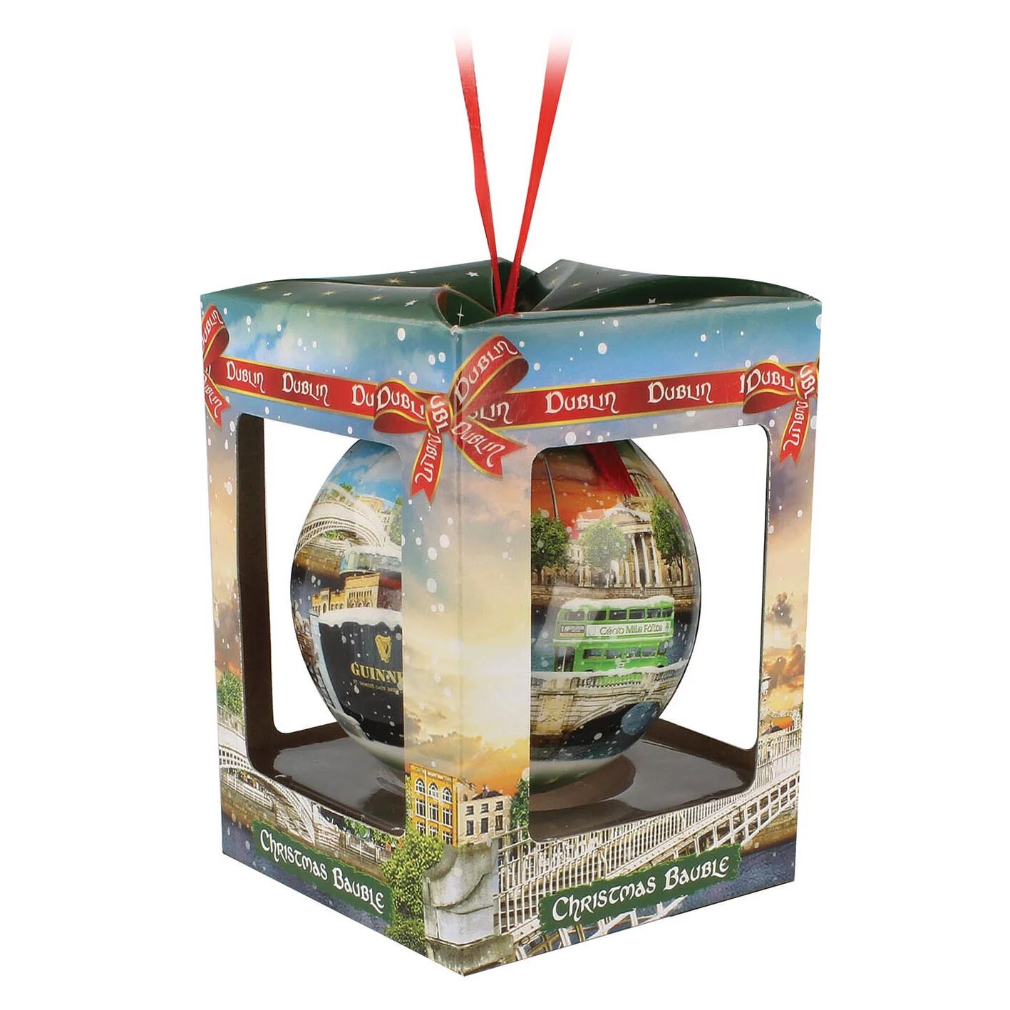 Dublin Montage Bauble With Famous Irish Landmark Design - Image 2