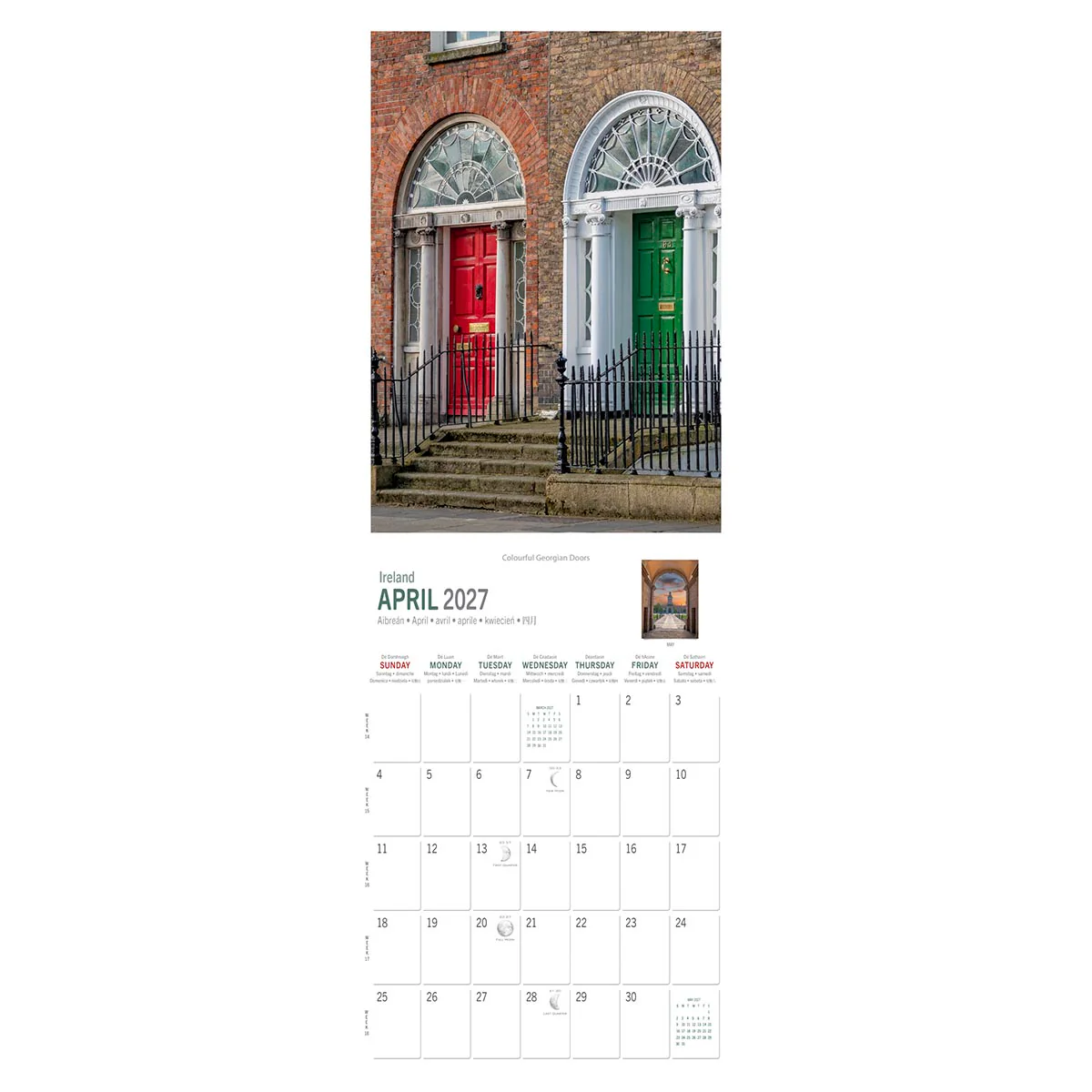 Dublin Slim Calendar 2027 - Image 2