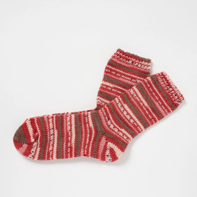Fair Isle Women's Socks Pink