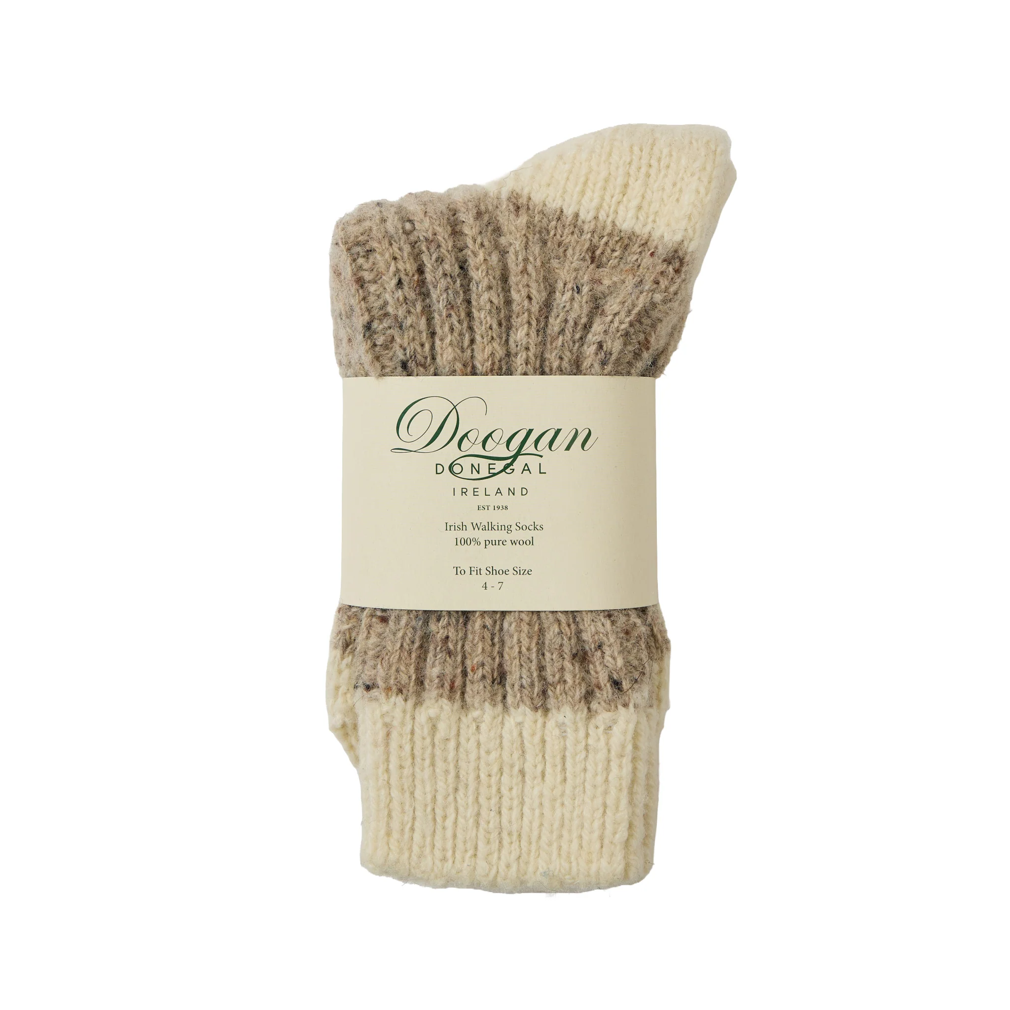 Flecked Two Toned Butterscotch Socks - Image 2