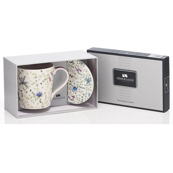 Floral Mug & Coaster Set