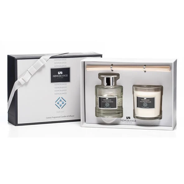 Fresh Linen Candle & Diffuser Set - Image 2