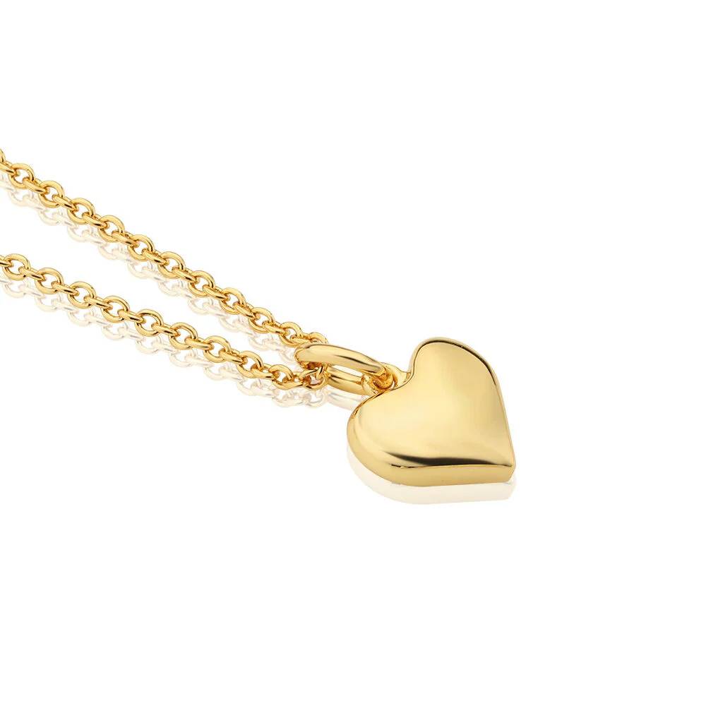 Gold Plated Amy Huberman Newbridge Silverware Heart Necklace - Image 3