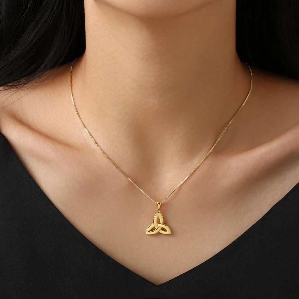 Gold Vermeil Trinity Pendant - Image 2