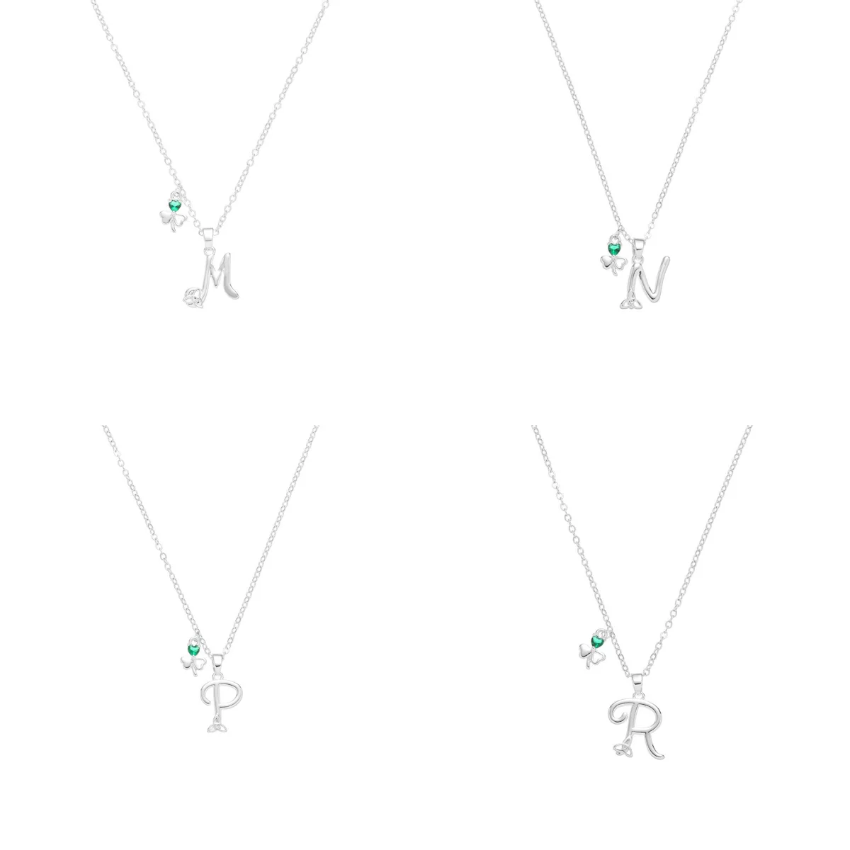 Grá Collection Silver Plated Initial Necklace - Image 6