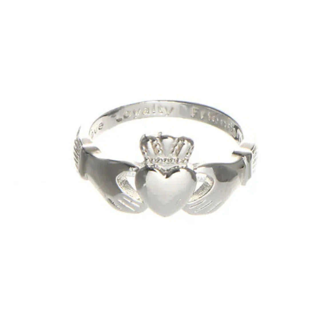 Gra Silver Plated Claddagh Ring