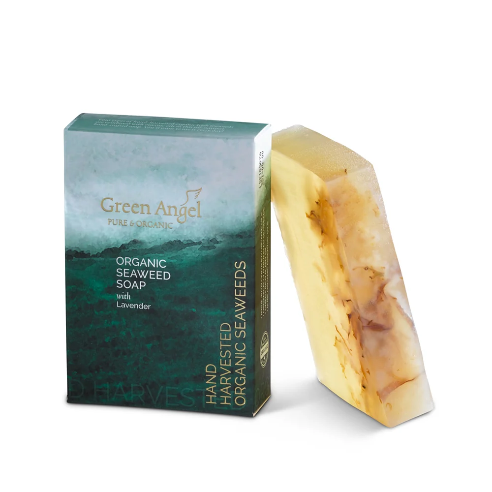 Green Angel Seaweed And Lavender Oil Soap - Image 2