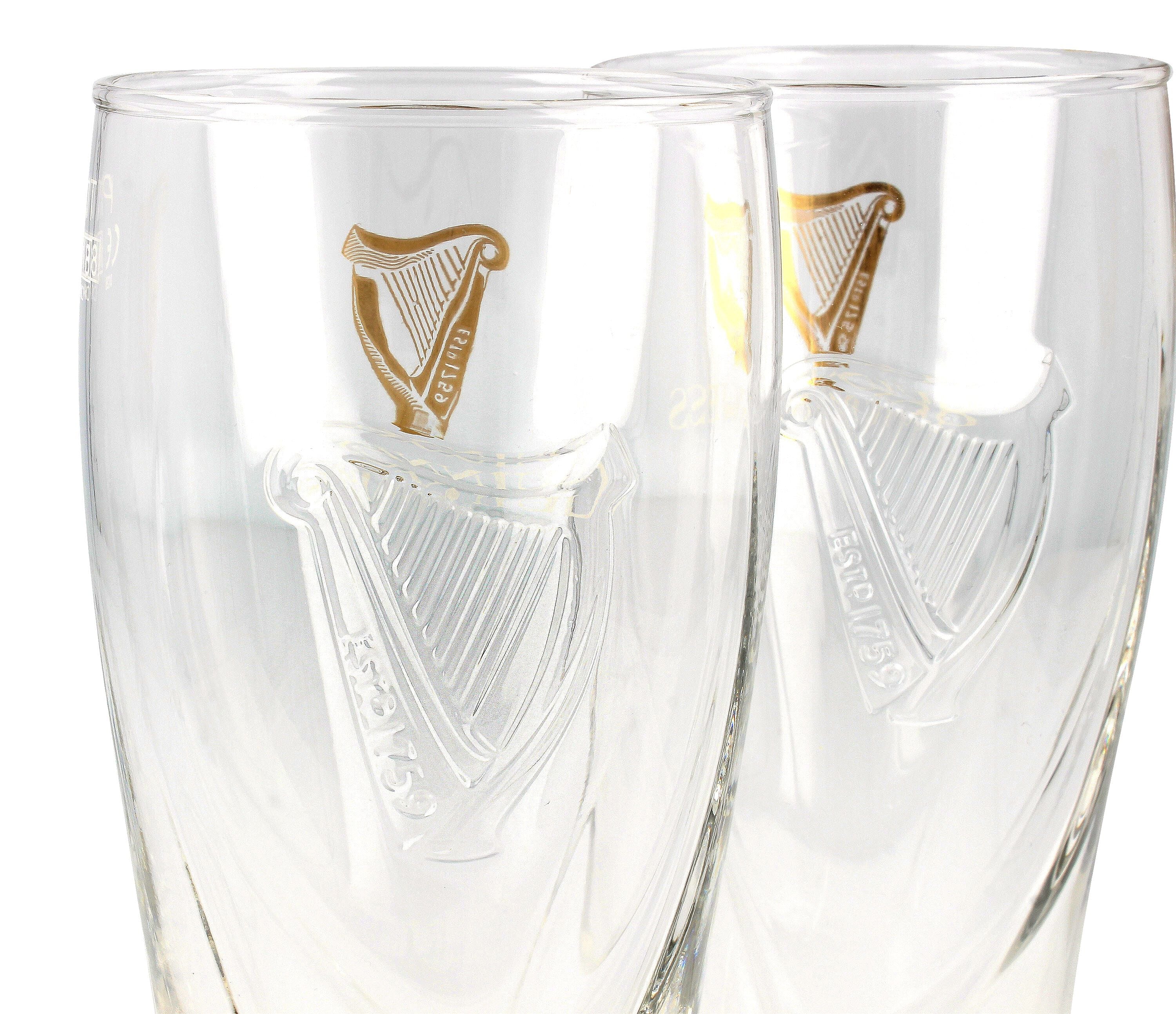 Guinness 2 Pack Pint Glass Set - Image 4