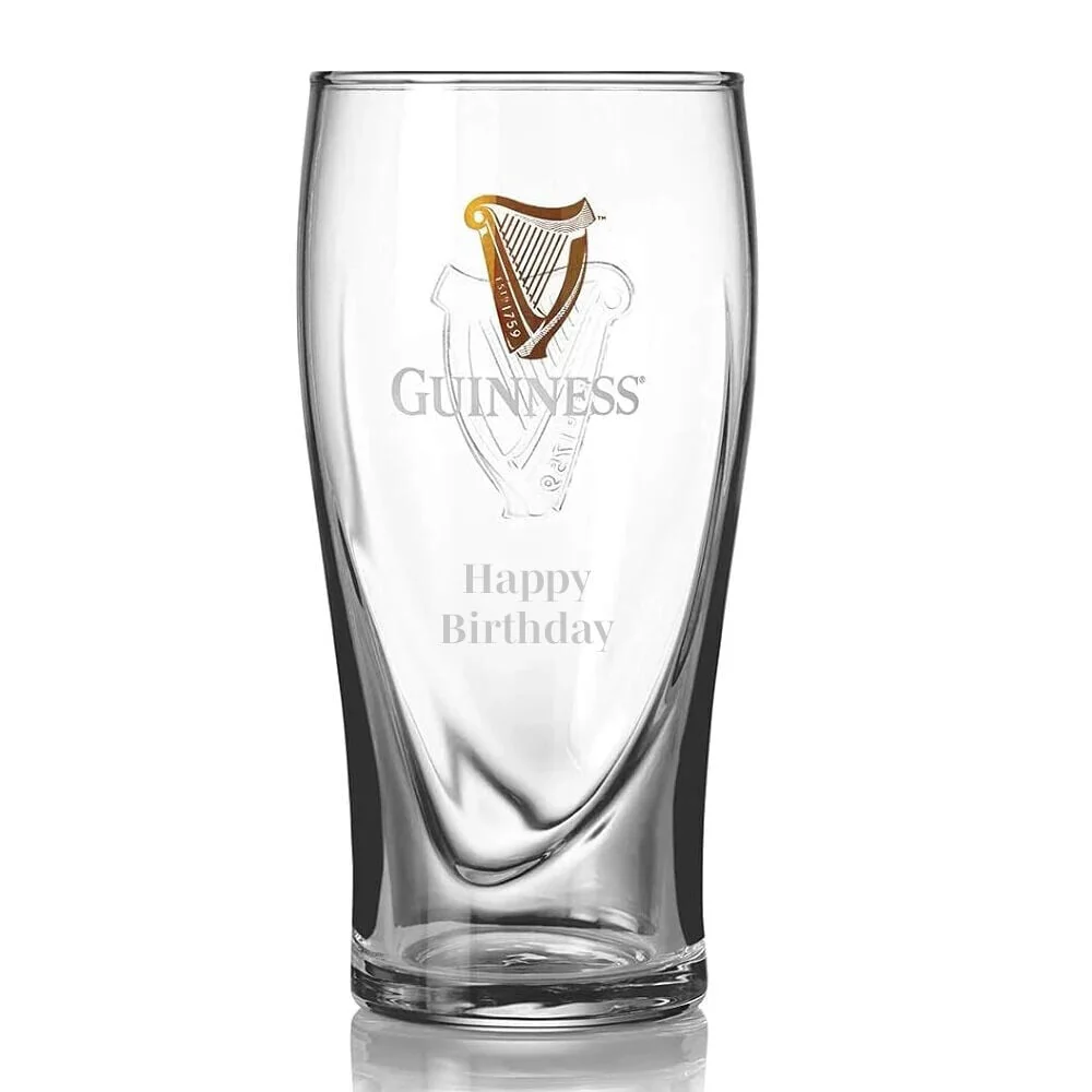 Guinness 2 Pack Pint Glass Set - Image 5