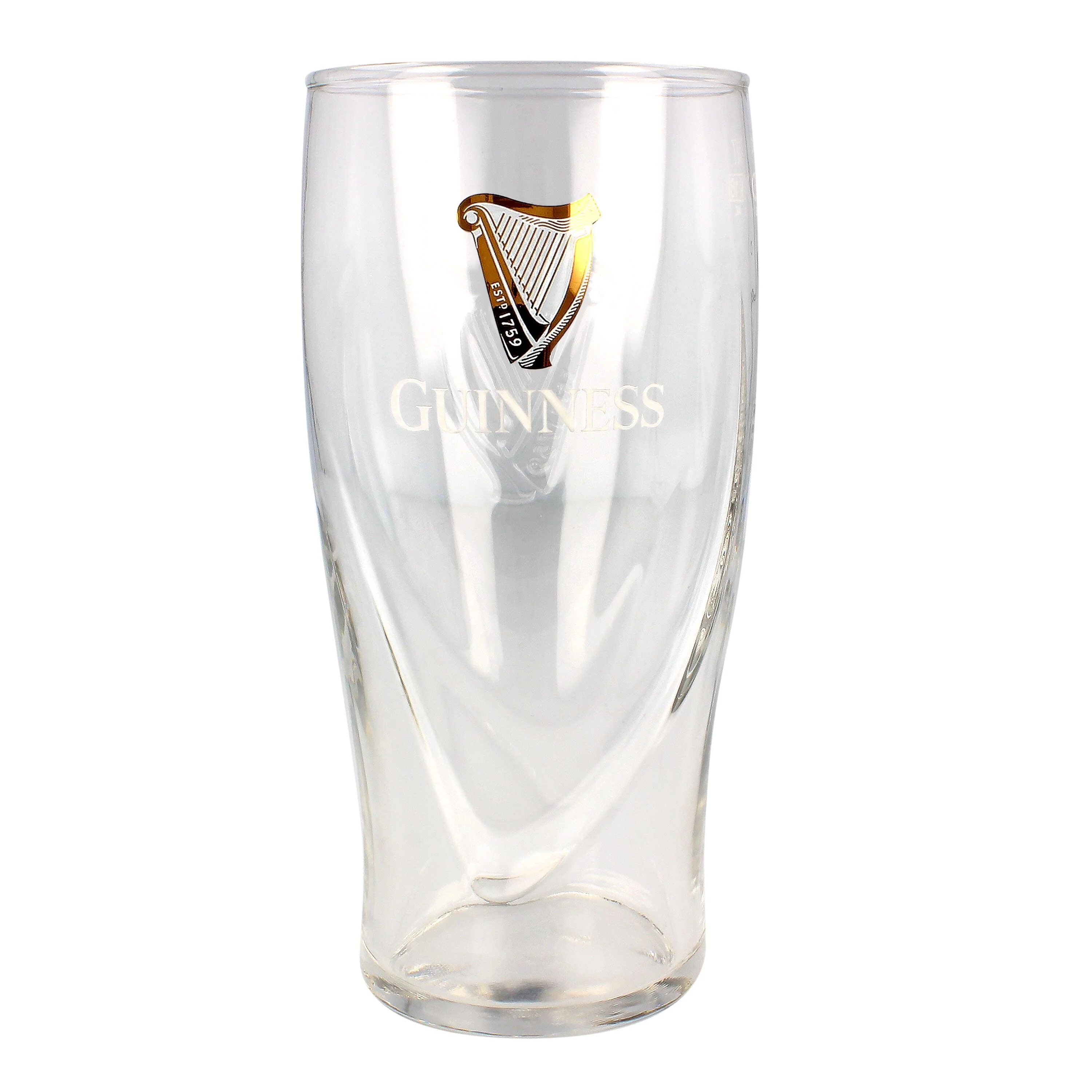 Guinness 540ml Embossed 4 Pack Pint Glass - Image 3