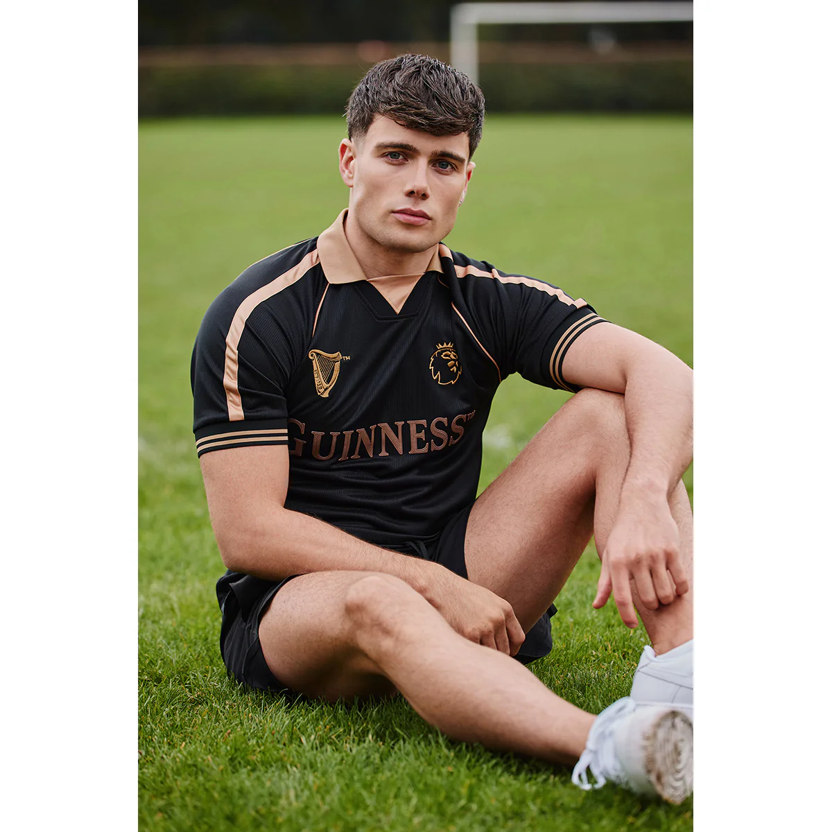Guinness Black and Brown Premier League Football Top - Image 4