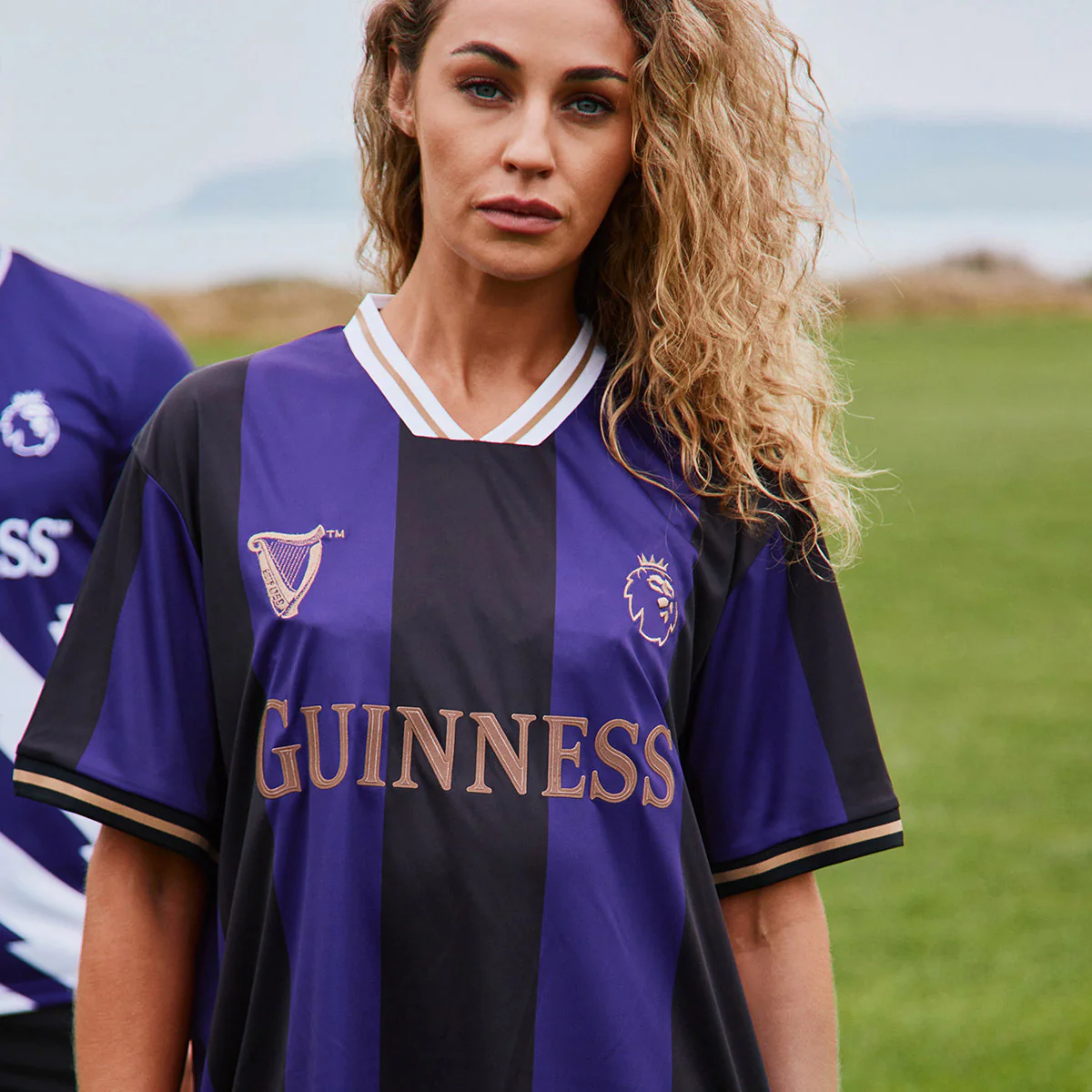 Guinness Black and Purple Premier League Football Top - Image 4