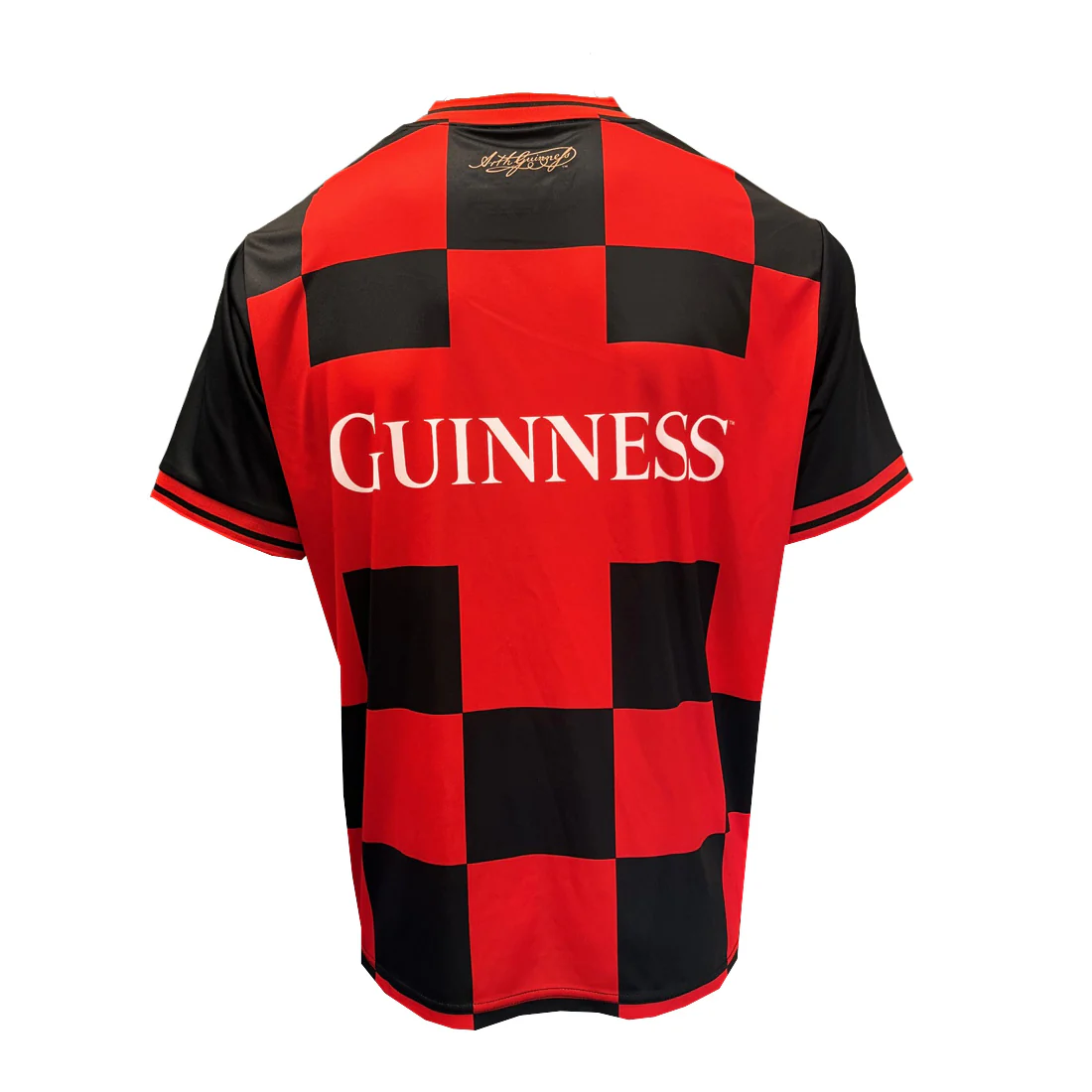 Guinness Black and Red Check Performance Top - Image 3