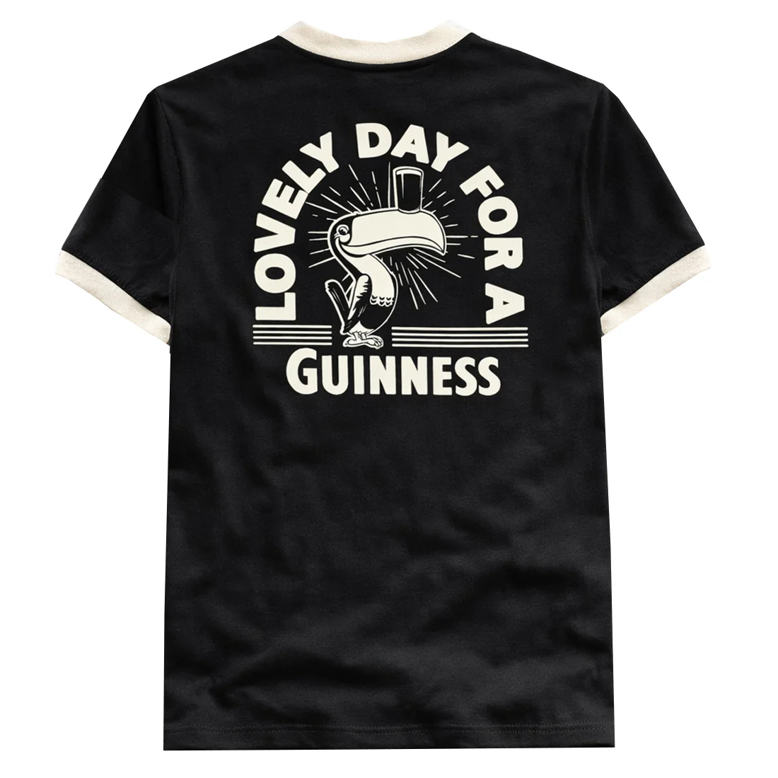 Guinness Black & Cream Toucan Lovely Day T-Shirt - Image 5