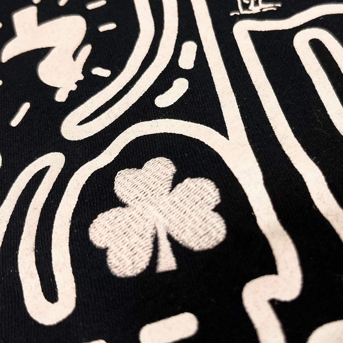 Guinness Black Graphic Doodle T-Shirt - Image 5