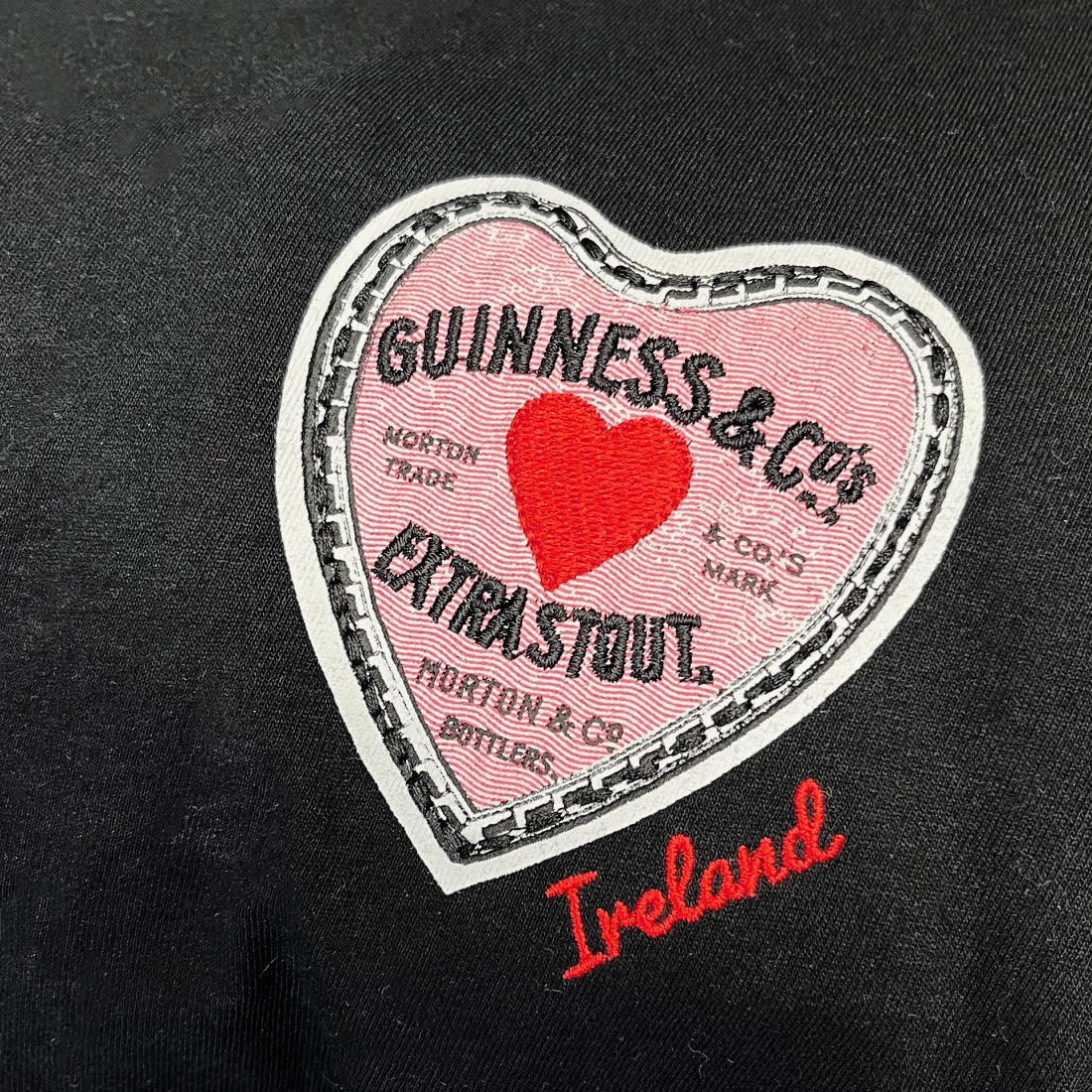 Guinness Black Heart Women's T-Shirt - Image 2