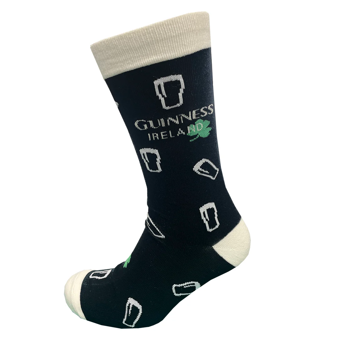 Guinness Black Ireland Shamrock Pint Socks - Image 2