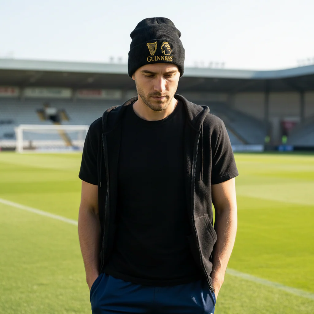Guinness Black Premier League Beanie - Image 3