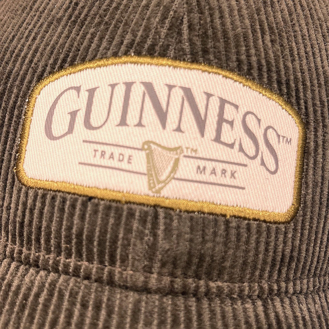 Guinness Brown Trademark Cord Baseball Cap - Image 2