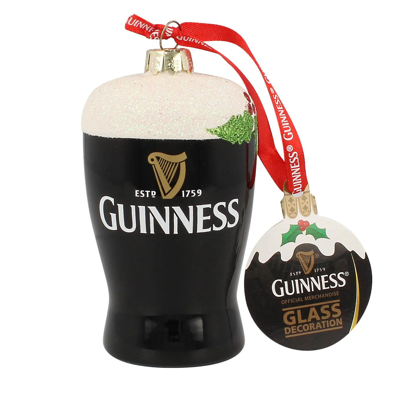 Guinness Christmas Plastic Pint Decoration - Image 3