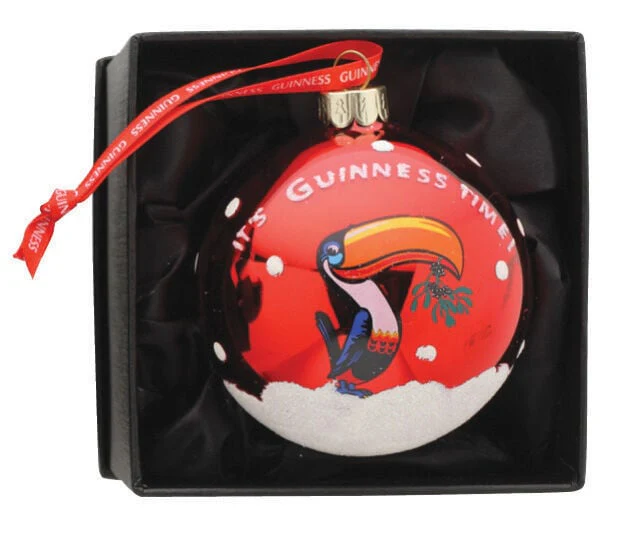 Guinness Christmas Toucan Bauble Red - Image 3